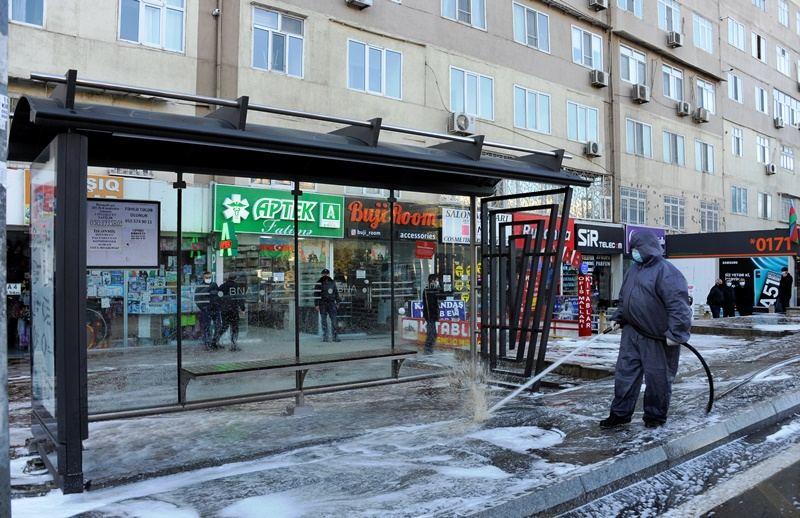 В Баку продезинфицировано 550 улиц