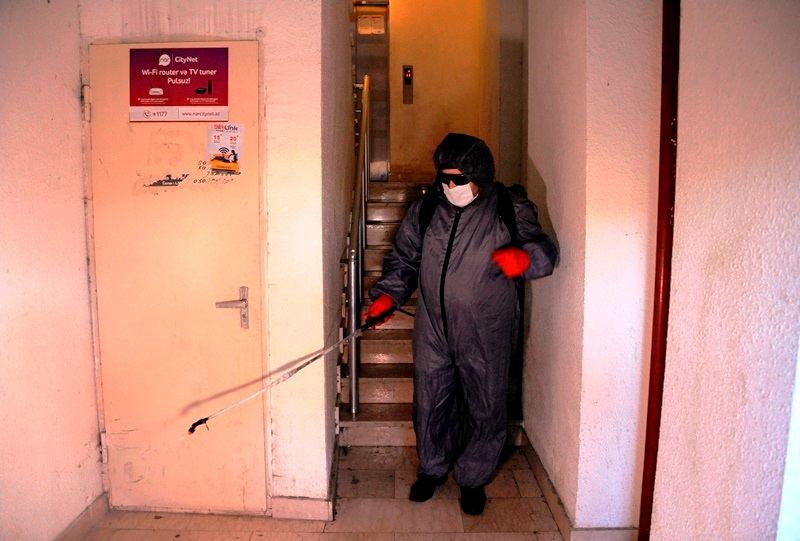 В Баку продезинфицировано 550 улиц