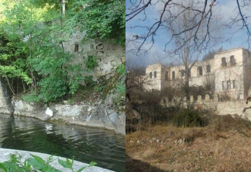 Парк Туршсу в Шуше до и после армянской оккупации