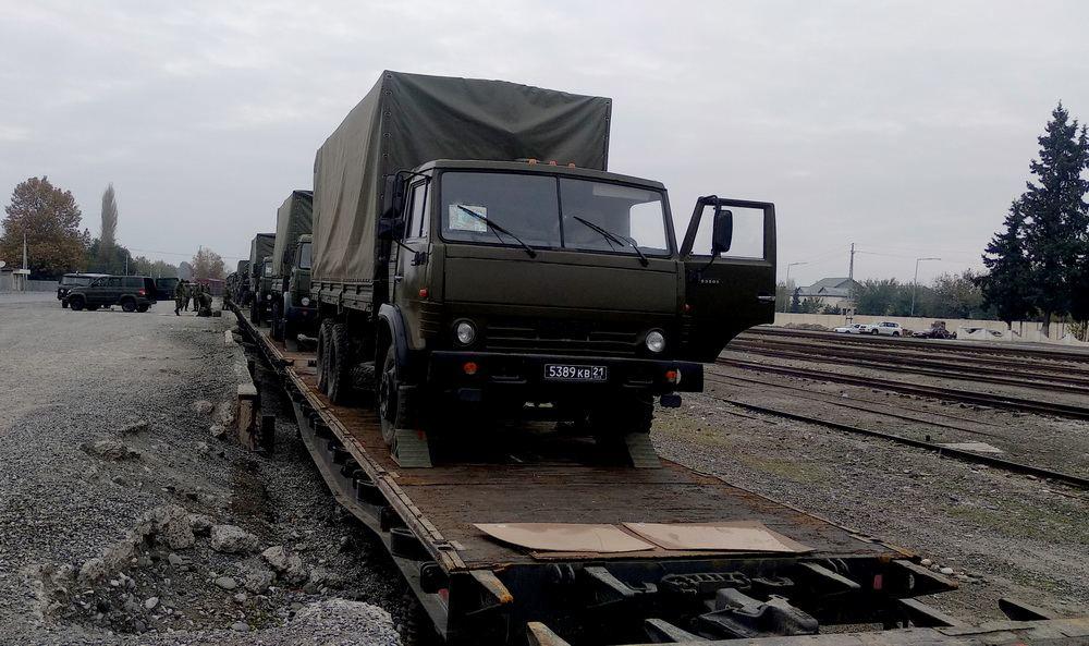 Российские миротворцы через Баку отправлены в Ханкенди