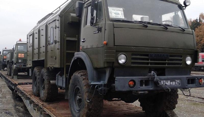 В Азербайджан доставили средства обеспечения для российских миротворцев