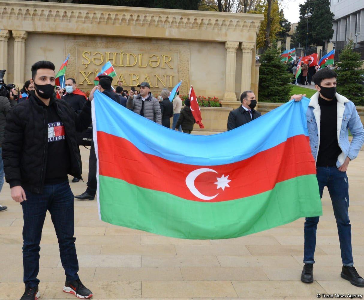 Лачинцы посетили Аллею шехидов