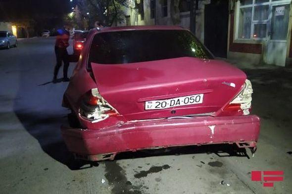 В Гяндже произошла цепная авария