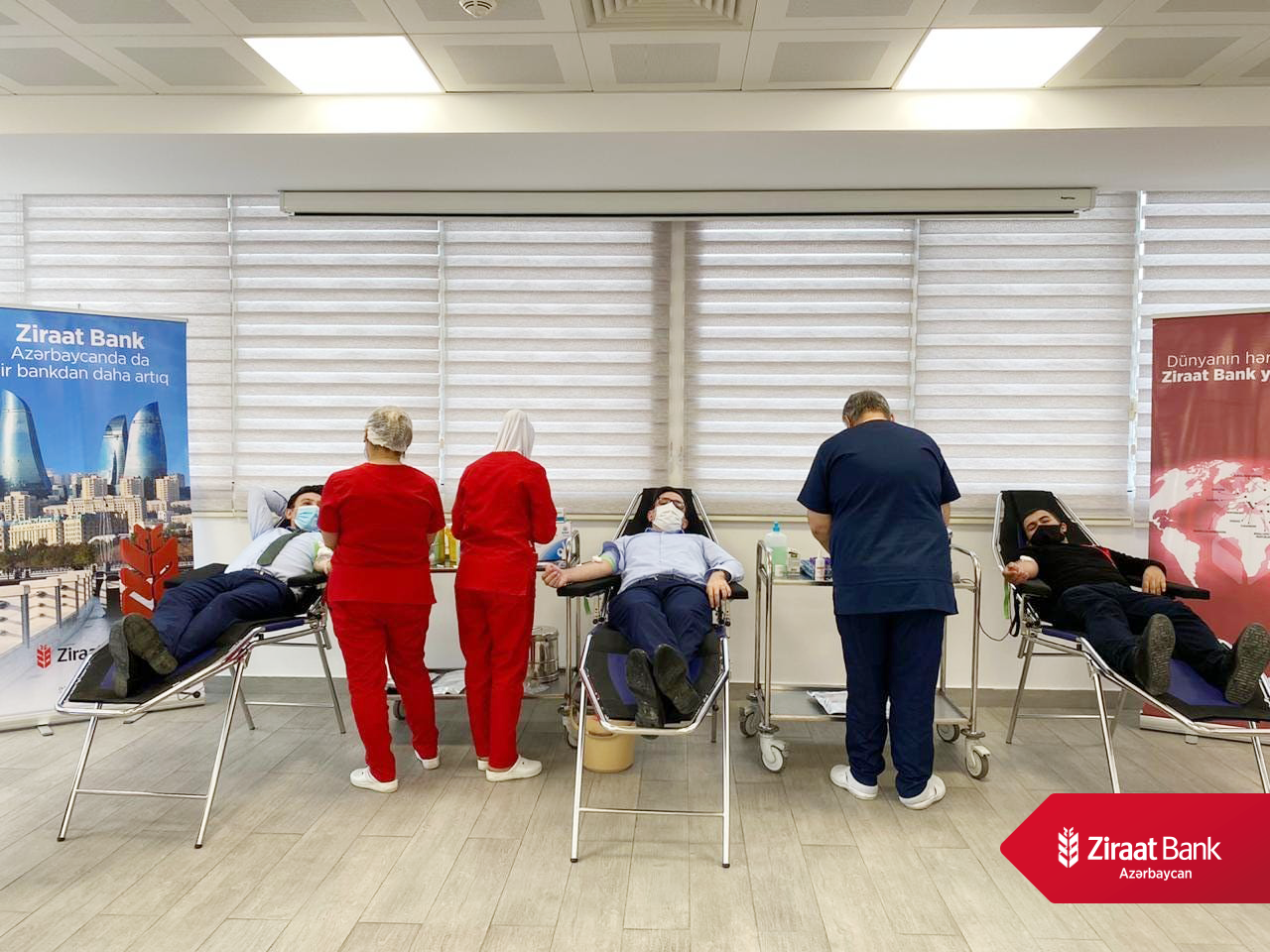 “Ziraat Bank Azərbaycan” Qanvermə aksiyası həyata keçirdi