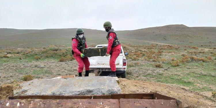 Завершено разминирование участка строящейся дороги Тертер-Суговушан