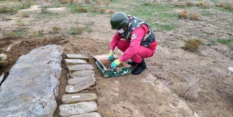 Завершено разминирование участка строящейся дороги Тертер-Суговушан
