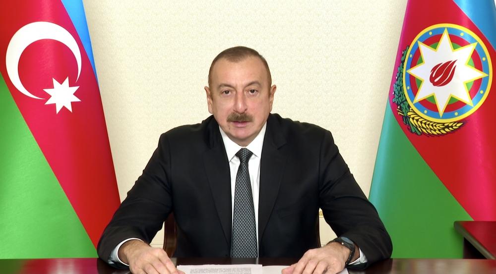 Президент Ильхам Алиев выступил на спецсессии Генассамблеи ООН по COVID-19 в видеоформате
