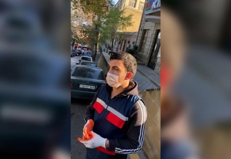 В Баку инфицированный COVID-19 разгуливал по улицам