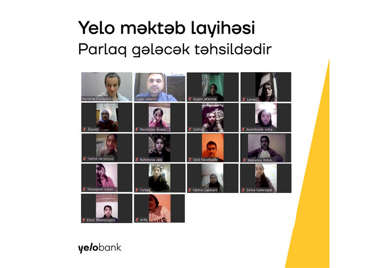 Yelo Bank запустил вторую часть социального проекта «Yelo school»