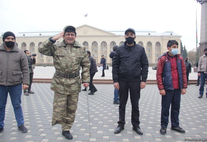 Жители Гянджи почтили светлую память шехидов Отечественной войны