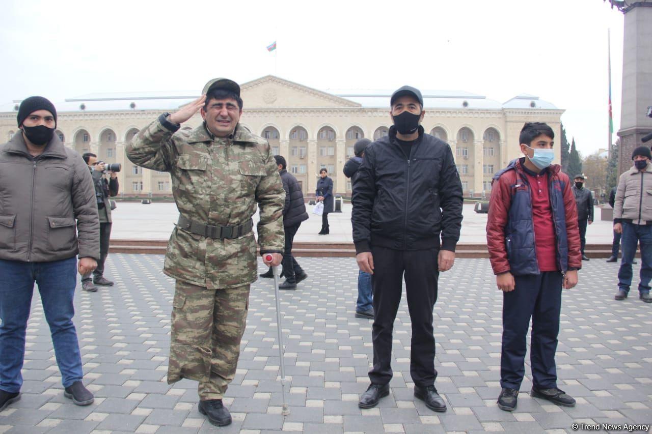 Жители Гянджи почтили светлую память шехидов Отечественной войны