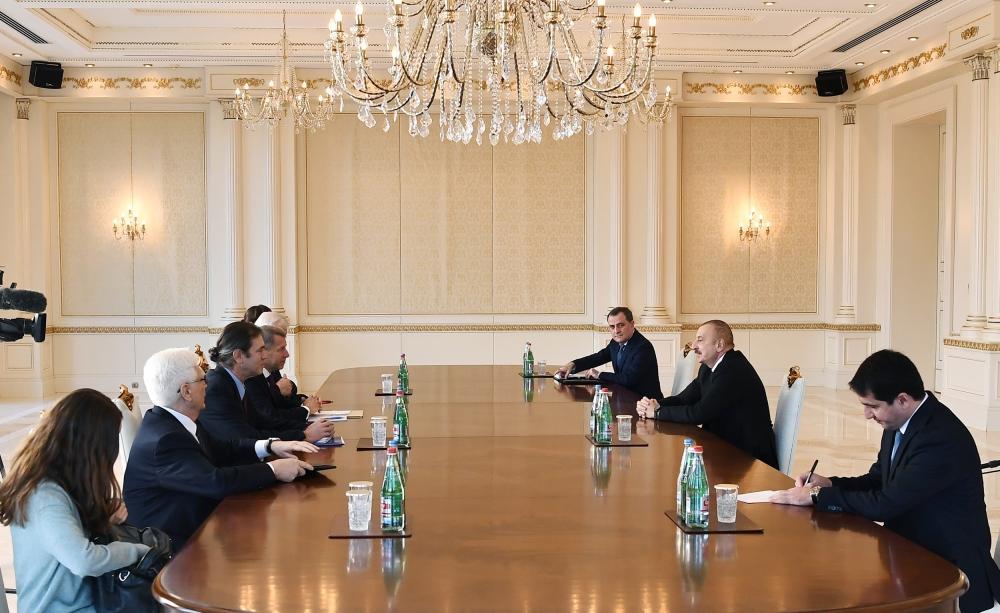 Президент Ильхам Алиев принял сопредседателей Минской группы ОБСЕ от Франции и США