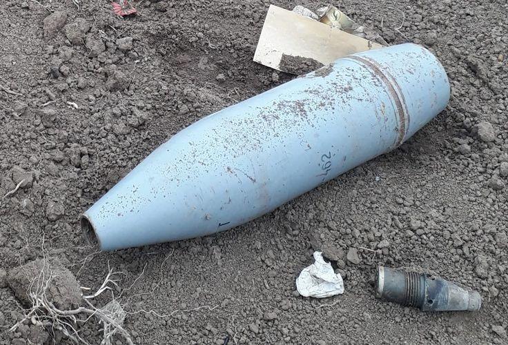 В прифронтовых районах обнаружены неразорвавшиеся боеприпасы