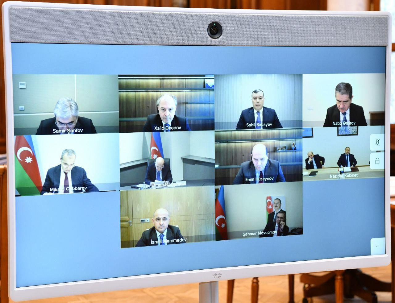 Состоялось первое в 2021 году заседание Экономического совета Азербайджана