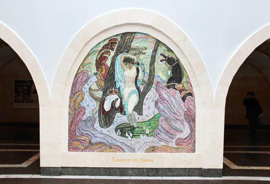История создания одной из красивейших станций метро мира "Низами Гянджеви"