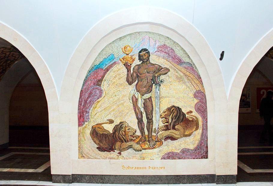 История создания одной из красивейших станций метро мира "Низами Гянджеви"
