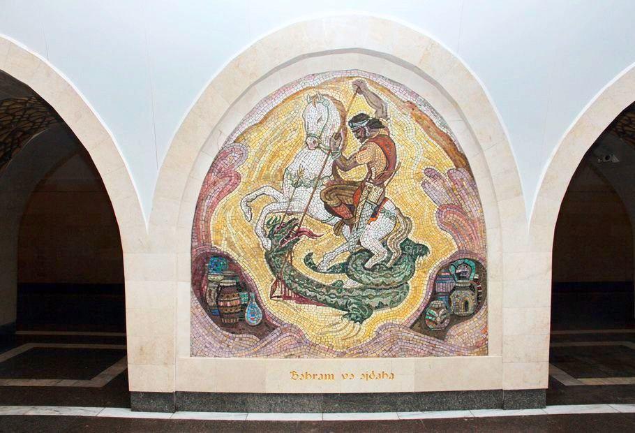 История создания одной из красивейших станций метро мира "Низами Гянджеви"
