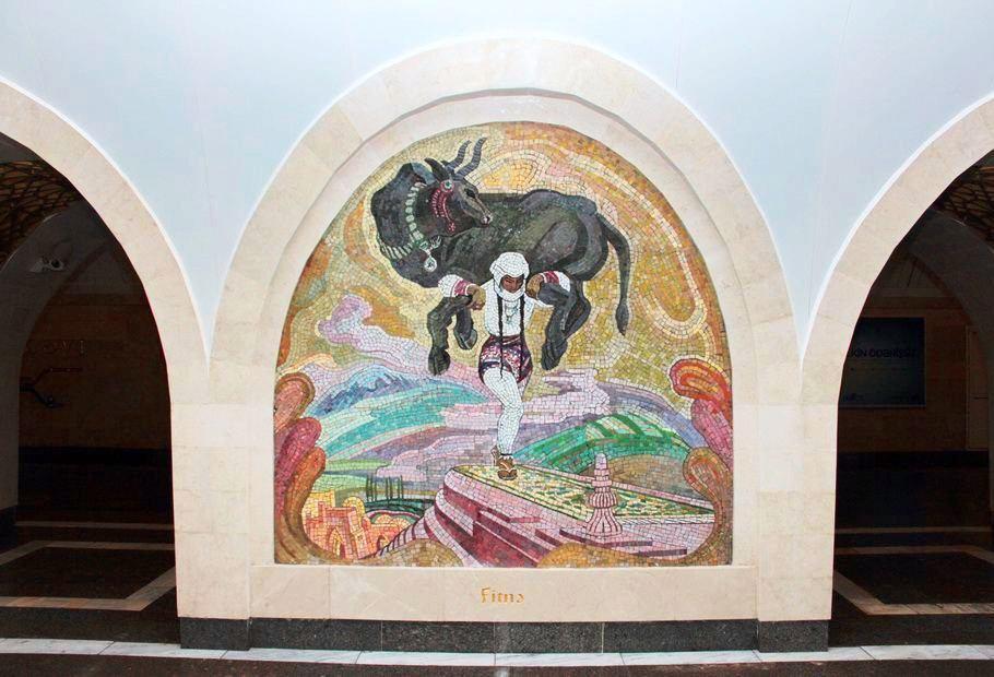 История создания одной из красивейших станций метро мира "Низами Гянджеви"