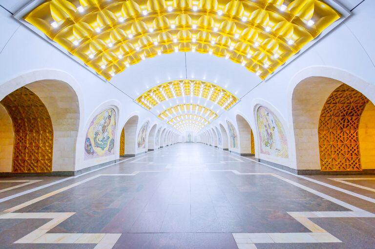 История создания одной из красивейших станций метро мира "Низами Гянджеви"