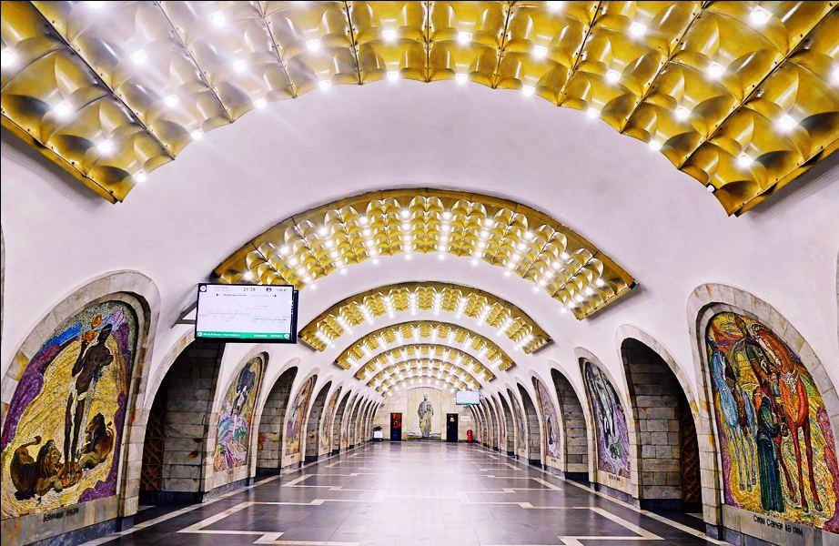 История создания одной из красивейших станций метро мира "Низами Гянджеви"