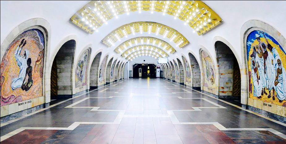 История создания одной из красивейших станций метро мира "Низами Гянджеви"