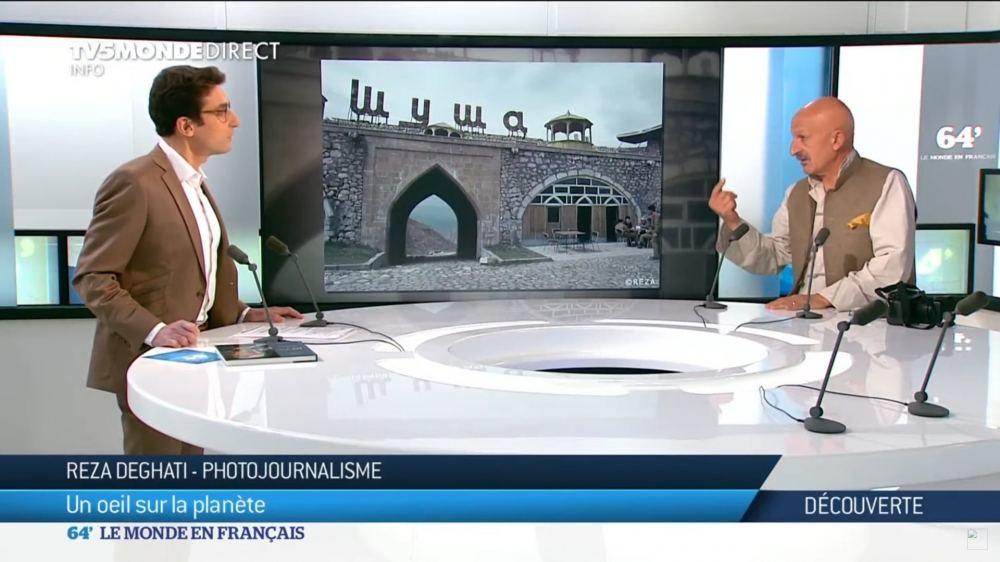 Reza Deqati Fransa kanalında Şuşanın tarixindən, erməni vəhşiliklərindən danışıb