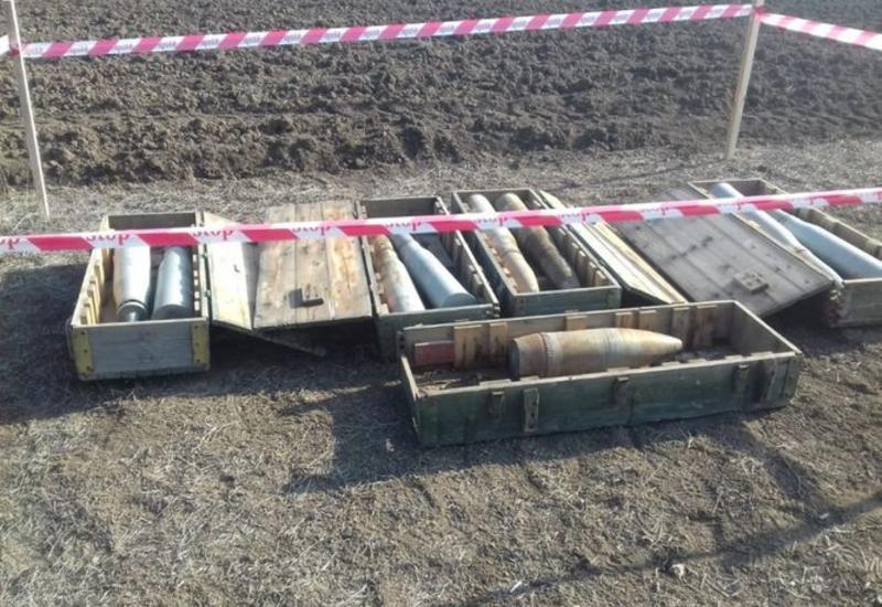 На прифронтовых территориях Азербайджана обнаружено 270 неразорвавшихся боеприпасов