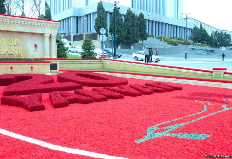 В Аллее шехидов идут последние подготовительные работы