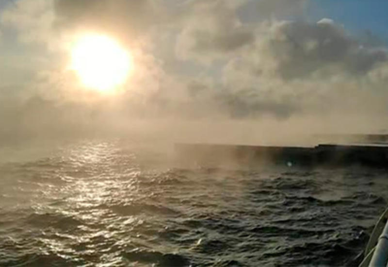 В Одессе «закипело» море