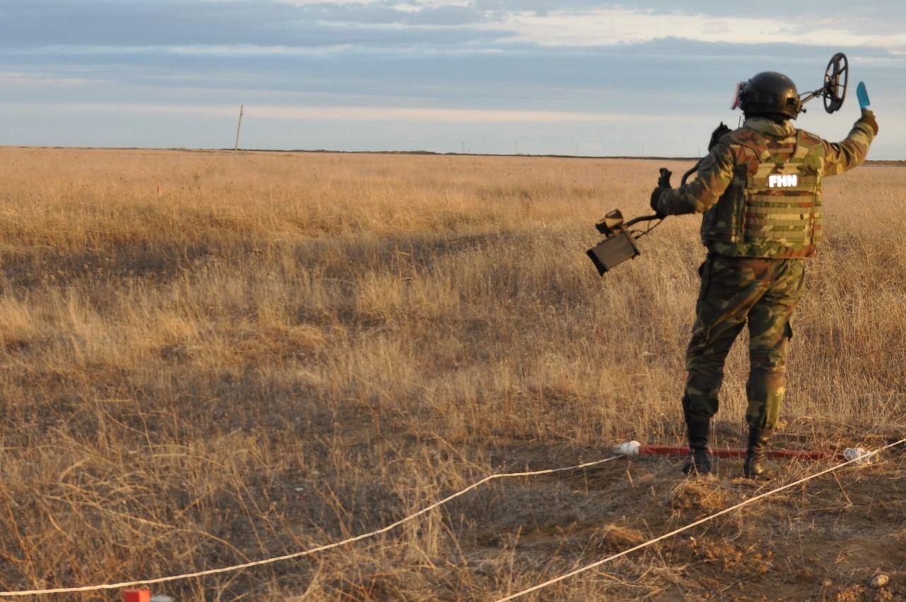 Азербайджанские и российские саперы обезвредили сотни мин