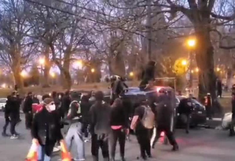 Протесты вспыхнули в США в день инаугурации Байдена