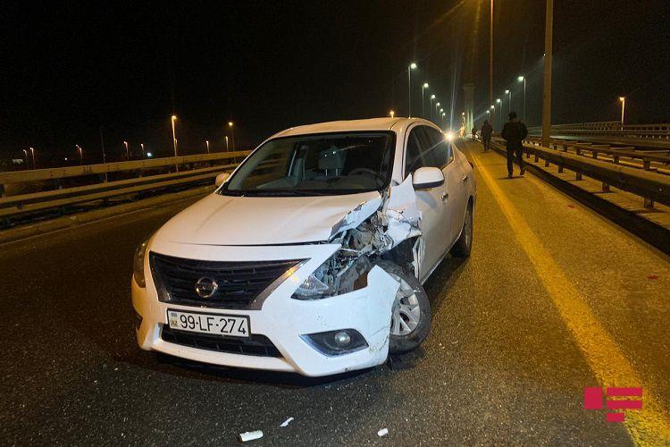 В Баку столкнулись 11 автомобилей, есть пострадавшие