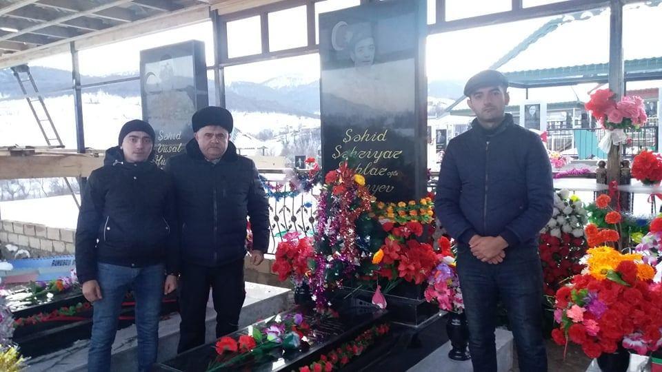 Арзу Нагиев посетил могилы шехидов в Товузе и Гедабеке, встретился с их семьями