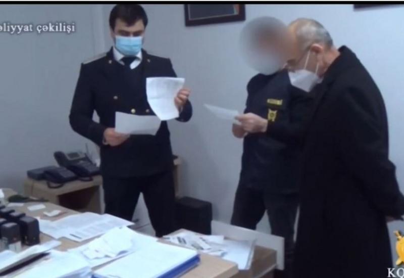 Распространены кадры задержания директора Масаллинской центральной больницы