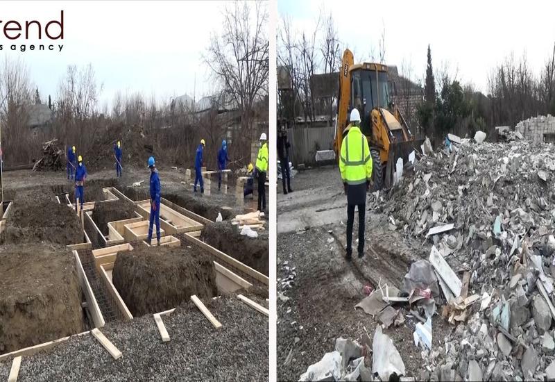 В Азербайджане восстанавливают пострадавшие от армянской агрессии дома и объекты