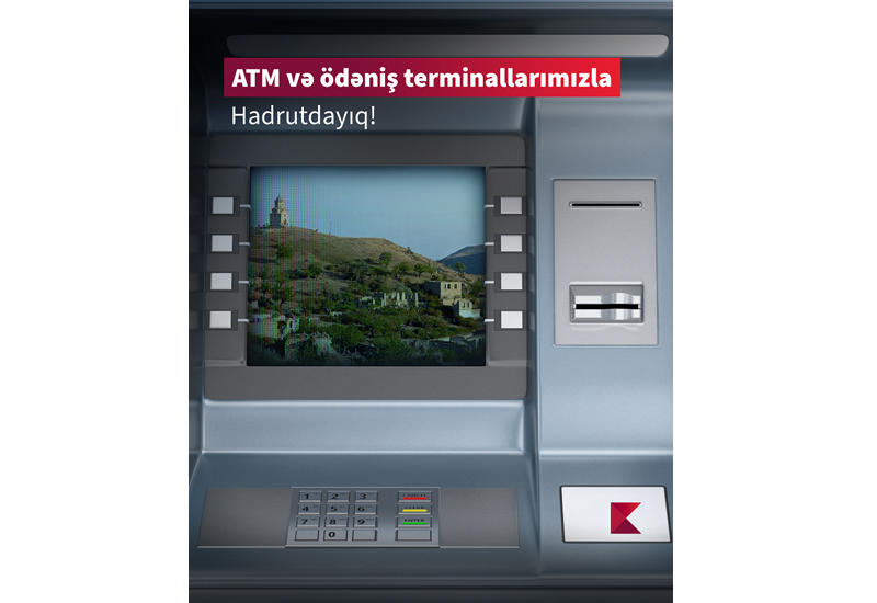Kapital Bank установил в Гадруте банкомат и платежный терминал (R)