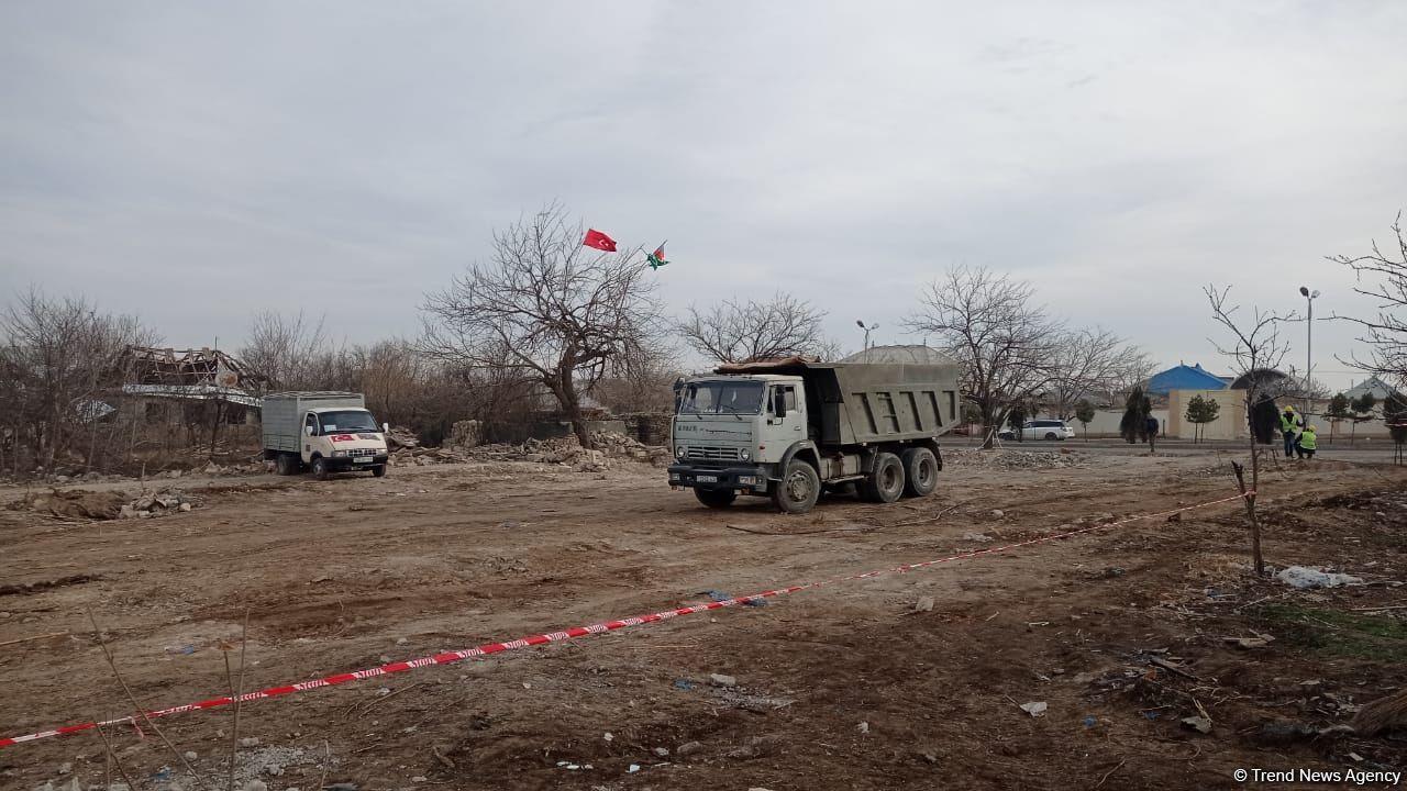 В Гяндже восстанавливаются разрушенные армянами дома