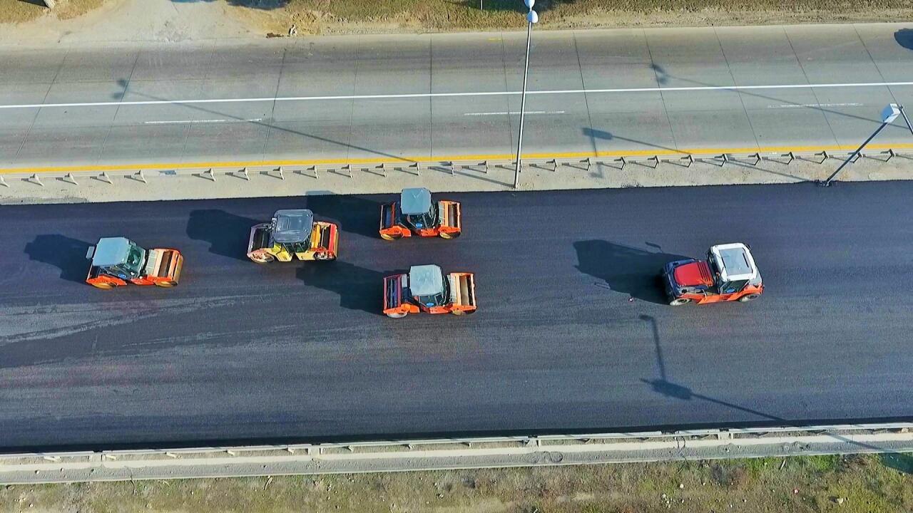 Завершается ремонт на одном из участков новой дороги
