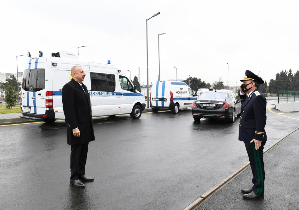 Президент Ильхам Алиев принял участие в открытии нового комплекса административного здания Генеральной прокуратуры