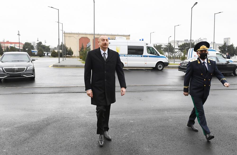 Президент Ильхам Алиев принял участие в открытии нового комплекса административного здания Генеральной прокуратуры