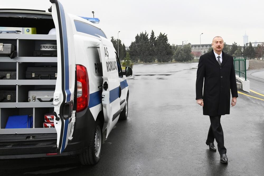 Президент Ильхам Алиев принял участие в открытии нового комплекса административного здания Генеральной прокуратуры