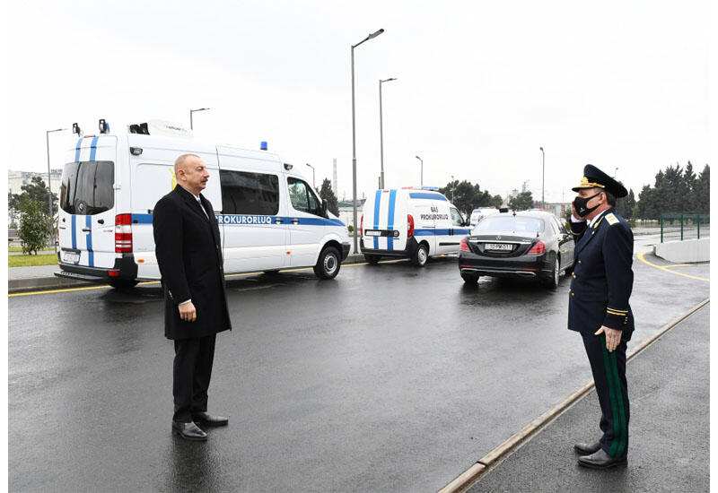 Президент Ильхам Алиев принял участие в открытии нового комплекса административного здания Генеральной прокуратуры