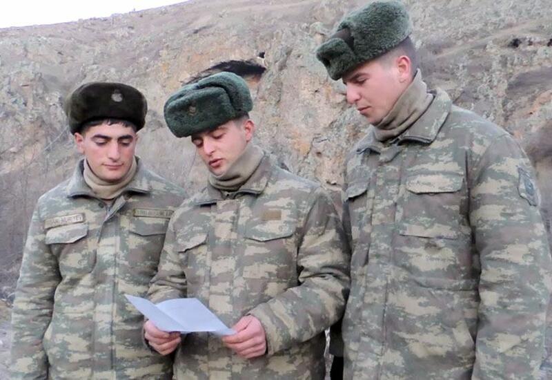 В Лачине организована встреча с солдатами