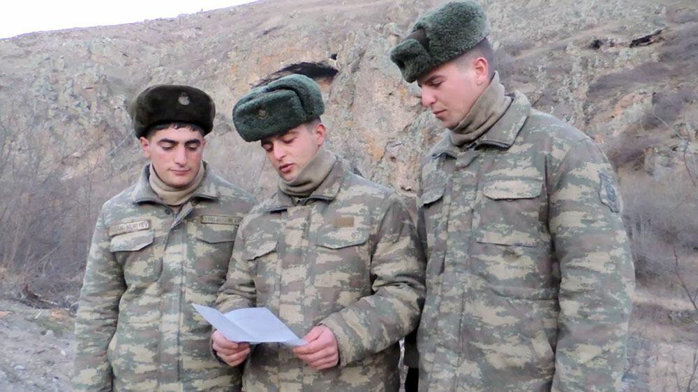 В Лачине организована встреча с солдатами