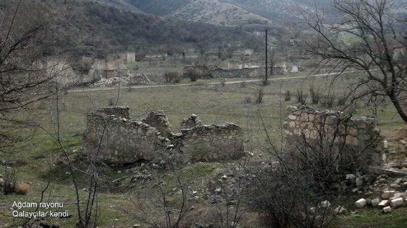 Разрушенное село Галайчылар в Агдаме