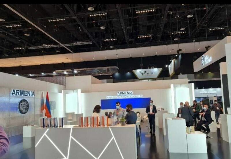 Пустой и никому не нужный армянский стенд на оборонной выставке IDEX-2021 в ОАЭ