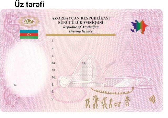 Так выглядят новые водительские удостоверения Азербайджана