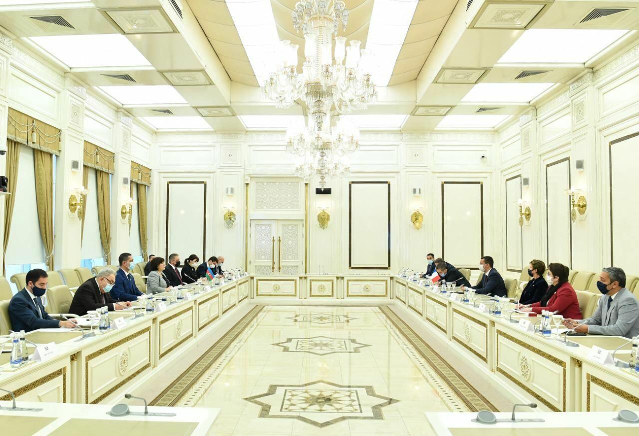 Сахиба Гафарова встретилась с делегацией Национального собрания Франции