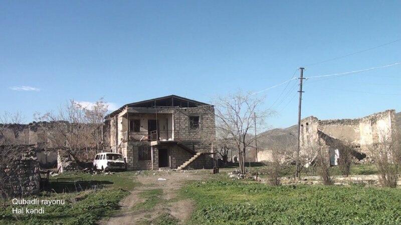 Минобороны показало село Хал в Губадлы
