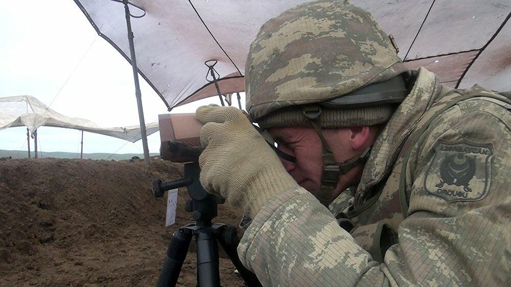 Азербайджанские минометчики продолжают учебные тренировки
